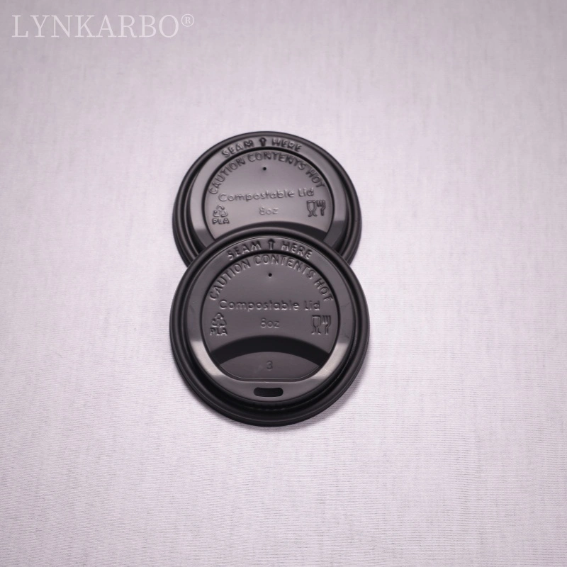 CPLA 80mm Direct Drinking Black Cup Låg