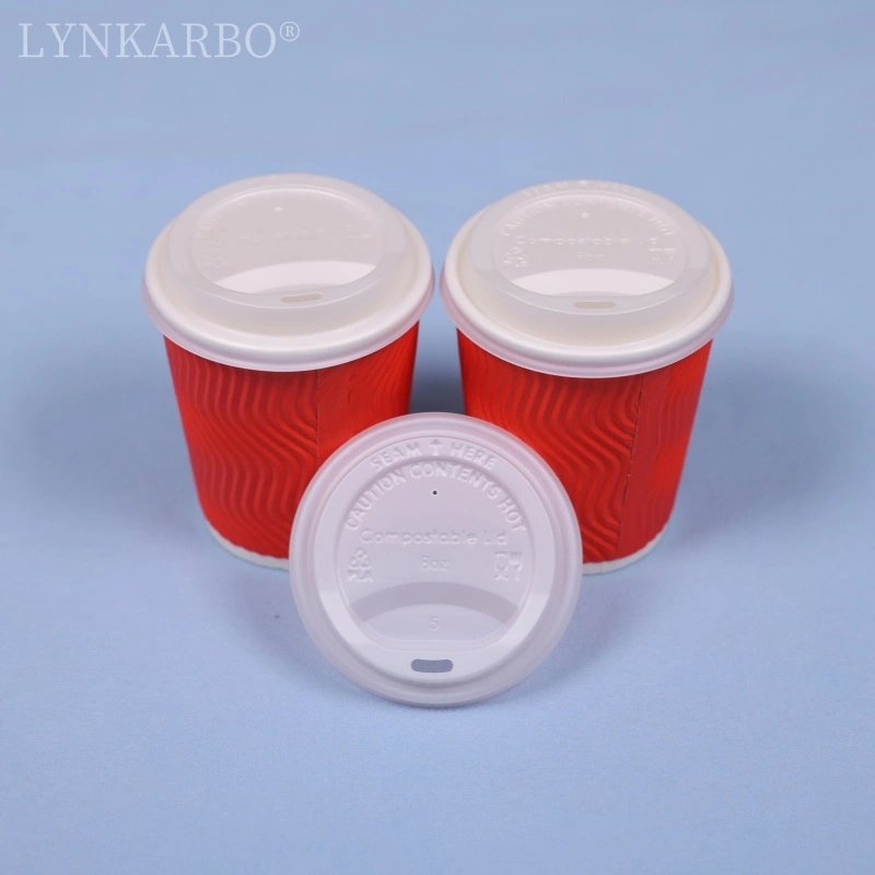 Cpla 80mm Direct Drinking Natural Color Cup Lid